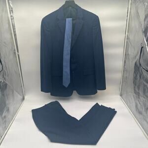 Suit 2 Piece Jacket and Pants, Navy, Slim Fit